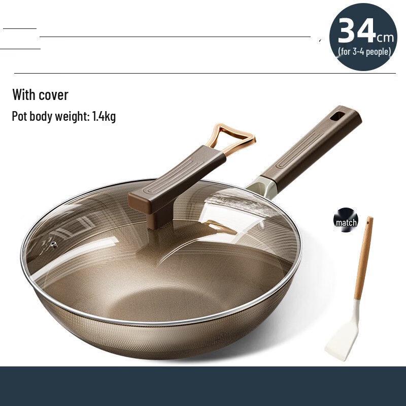 

Wutuo 304 Stainless Steel Nonstick Wok