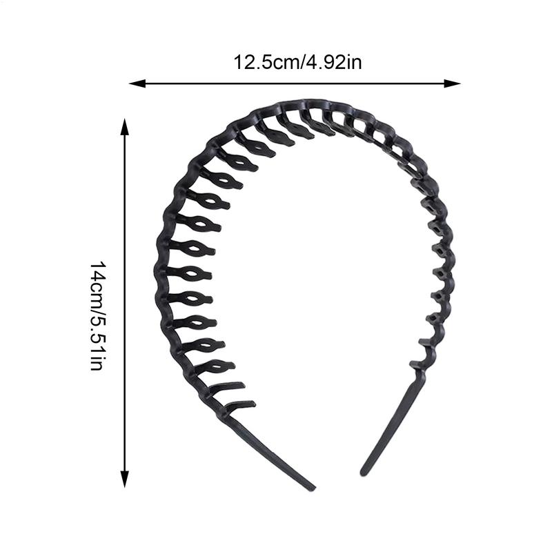 Wavy Headband Sports Female Non-slip Wave Hairband Bangs Holder Hair Accessories Skinny Hairpin Accessories Fashion Head Bands