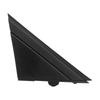 Pair Door Mirror Flag Cover 1SH17KX7AA Left Right Black Decoration Replacement for FIAT 500 2012?2017