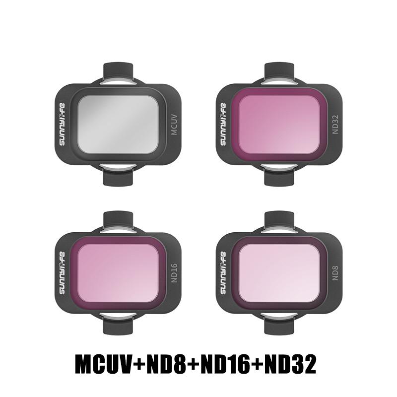 DJI Avata 1 için Drone Filtre Seti 1 Filtre MCUV HD Optik Cam Lens Su Geçirmez Çizilmez ND8/16/11/61/118 Aksesuarlar