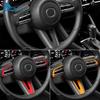 Top Suede Trim LHD RHD Sticker For Mazda 3 Axela BP 2019-2025 2025 CX30 CX-30 2020-2025 CX50 CX-50 2025-2025 Car Steering Wheel