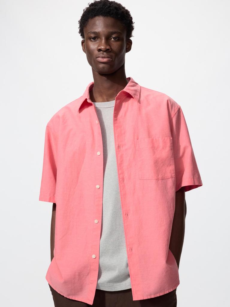 Uniqlo Japan Cotton Linen Shirt