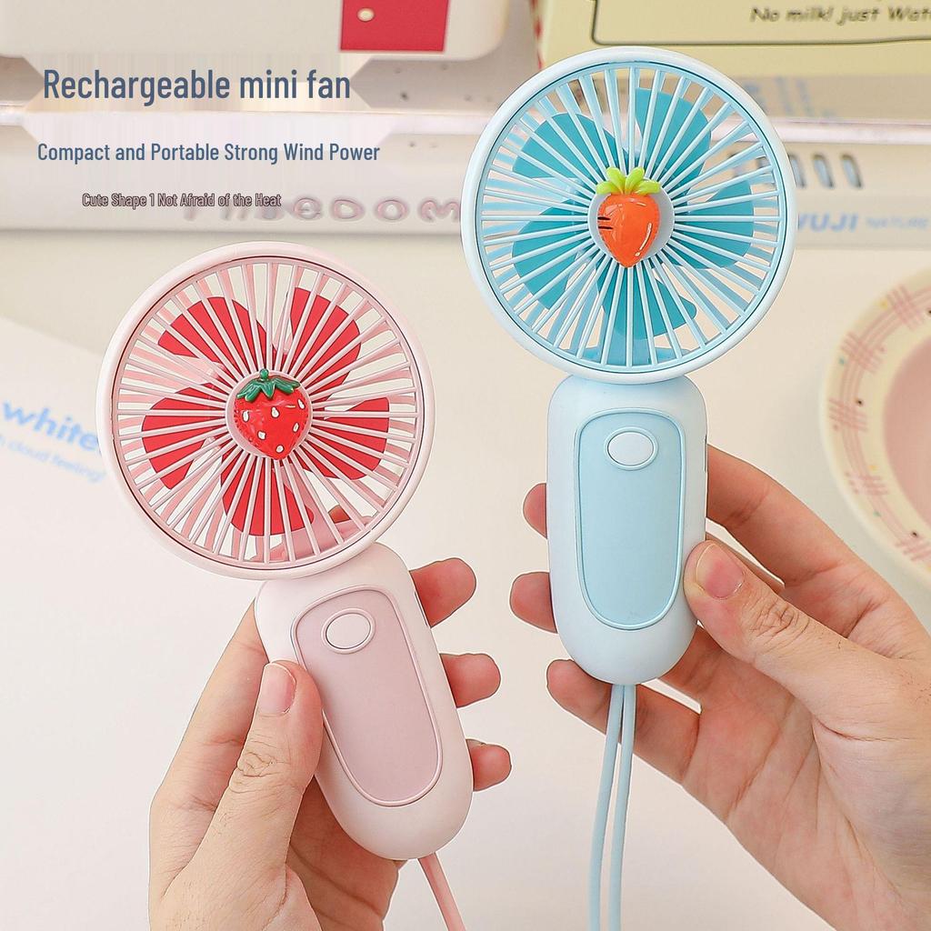 Rechargeable Portable Mini Fan – USB Charging Handheld Fan for Students & Outdoor Use