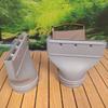 Flat Hose Exhaust Hose Adapter Portable Air Conditioning Hose Adapter Hose Adapter  Window Vent