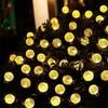 String Light Solární 100 LED Pohádková světla Venkovní zahradní Svatební Dekorační Lampa 12M/13M IP65 Vodotěsné osvětlení girlandového nábytku