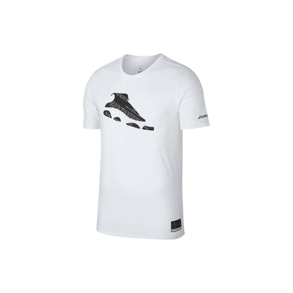 Jordan T Shirt Men s White Black AR1274-100 XXL