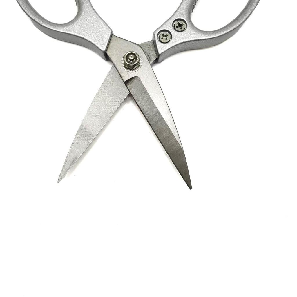 Multifunktionale Edelstahl Küchen- und Haushaltsschere mit Kunststoffgriff zum Schneiden von Hühnerknochen