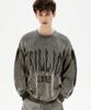 TRILLION Washable Two-Tone Crewneck Graphic Knit (Beige)