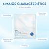 KOEC Collagen Face Mask with HA & VB5 Hydrating Transparent Sheet Mask Brightening Moisturizing 5 Pack