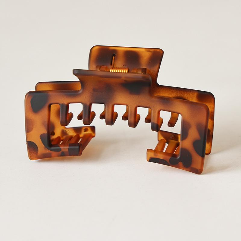 Matte Square Large Hair Claw Clips Strong Hold Non Slip Big Hair Clamps For Thick Hair Women Girls Fashion Hair Accessories