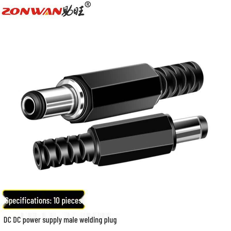 ZONWAN DC Power Plugs and Adapters - 10-Pack