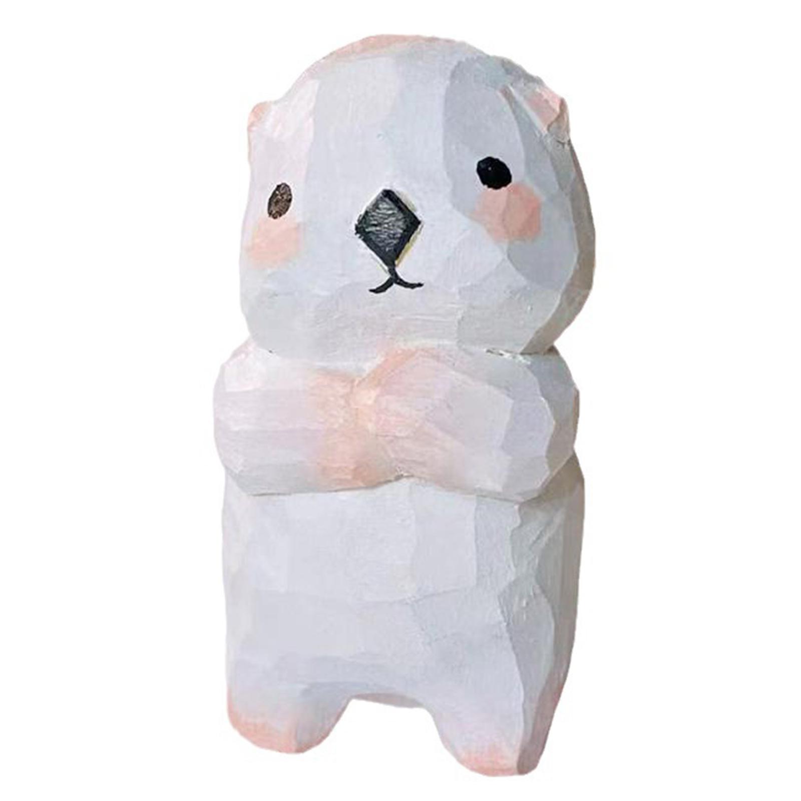 

Wood Otter Carving Miniature Figurine Handamde Animal Desk Decoration Smooth Finish Desktop Ornament 1