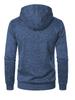 Men's Jacquard Knit Sports Hoodie Cardigan