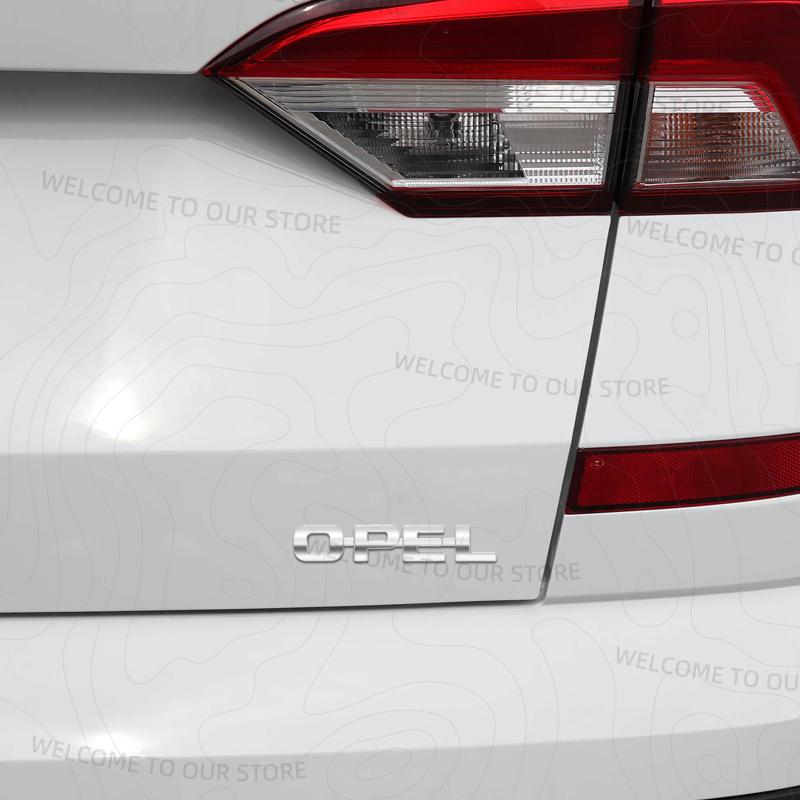 Zinklegierung Für OPEL ASTRA Logo Meriva Insignia Mokka Rocks Zafira Vectra Kofferraum 3D Metall Emblem Heckkarosserie Abzeichen Aufkleber