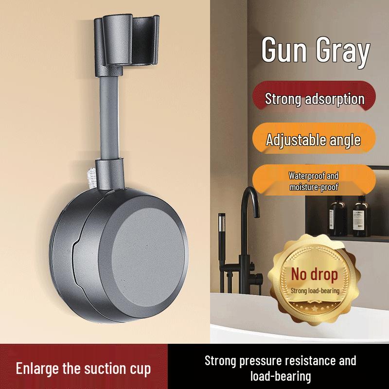 Universal No-Drill Suction Cup Shower Head Holder