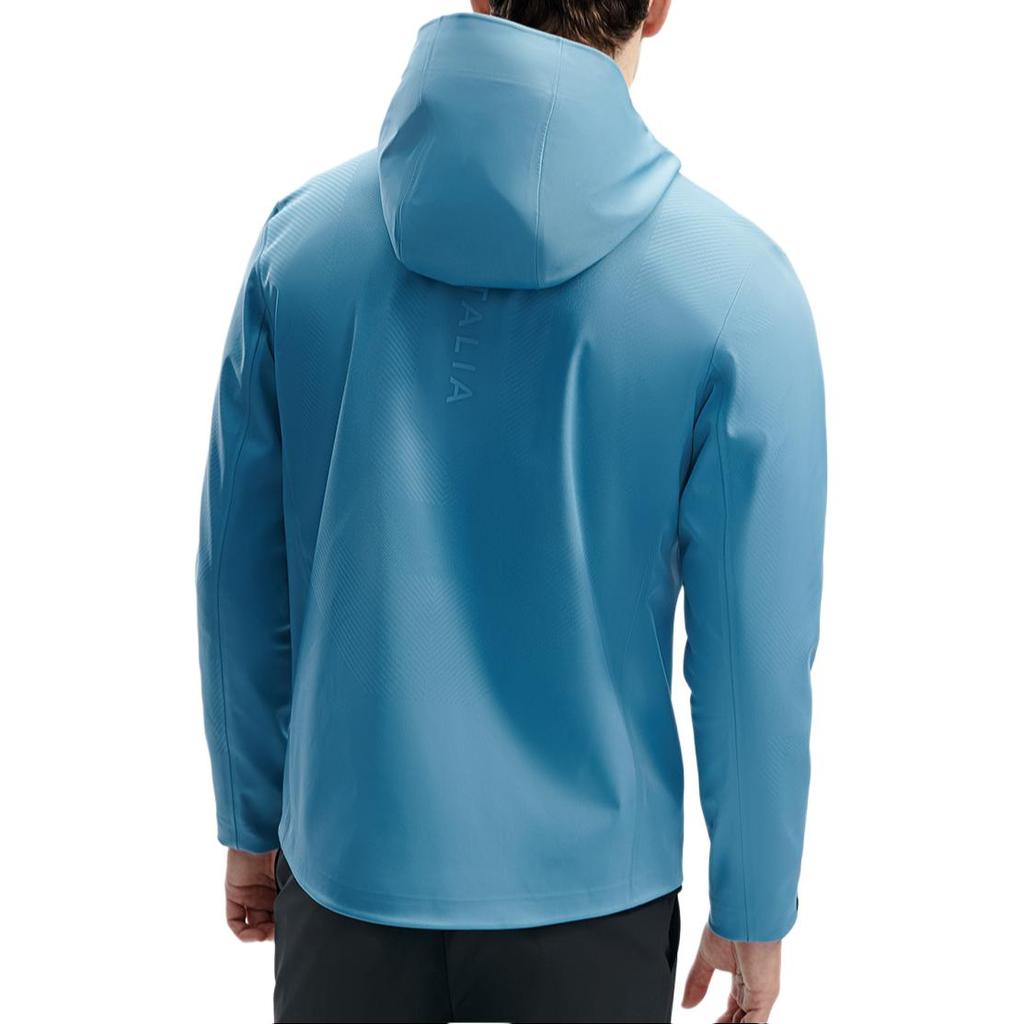 FILA Solid Color Hooded Woven Casual Sports Jacket Men Jackets Dreamy-Blue F11M412703F-BU