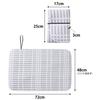 Yamazaki Nordic-style Folding Ironing Mat, Gray, Ironing Area: 72cm W X 48cm D (excluding Band), Compact Storage, a Daily Necessity, Ironing Mat, Mode