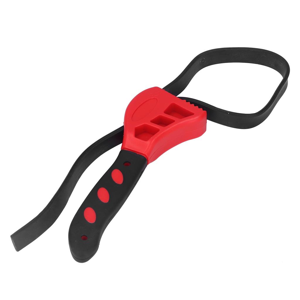 2 szt. Klucz paskowy Wielofunkcyjny Regulowany Klucz paskowy gumowy 6 cali 8 cali do Konserwacji Samochodu Czerwony