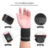 Adjustable Nylon Breathable Sweat-Absorbent Wristband - Non-Slip, Knitted Sports Wrist Guard