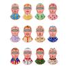 Windproof Ski Balaclava Thermal Fleece Face Cover Printed Full Face Mask  Winter