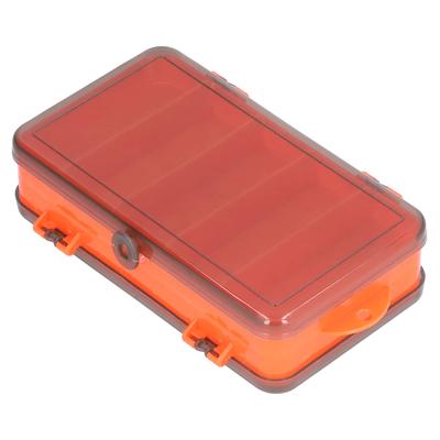 Boîte à leurres de pêche Réversible Étui à leurres Double face Boîte de rangement d'appâts en plastique OrganisateurRouge