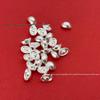Sterling Silver 999 Luck Beads: DIY 3D Craft Pure Silver Loose Beads for Jewelry, Bracelets, and Wristbands.