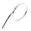 Metal Zip Ties 304 Stainless Steel Cable Tie Heavy Duty Self-Locking Strap Ties Multi-Purpose Metal Exhaust Wrap Lock