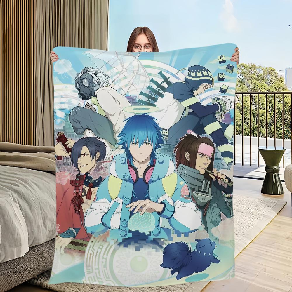Gra Anime D-DRAMAtical M-Murder Koc Przyjazny dla skóry komfortowy ciepły miękki pluszowy koc odpowiedni sofa salon biuro sypialnia