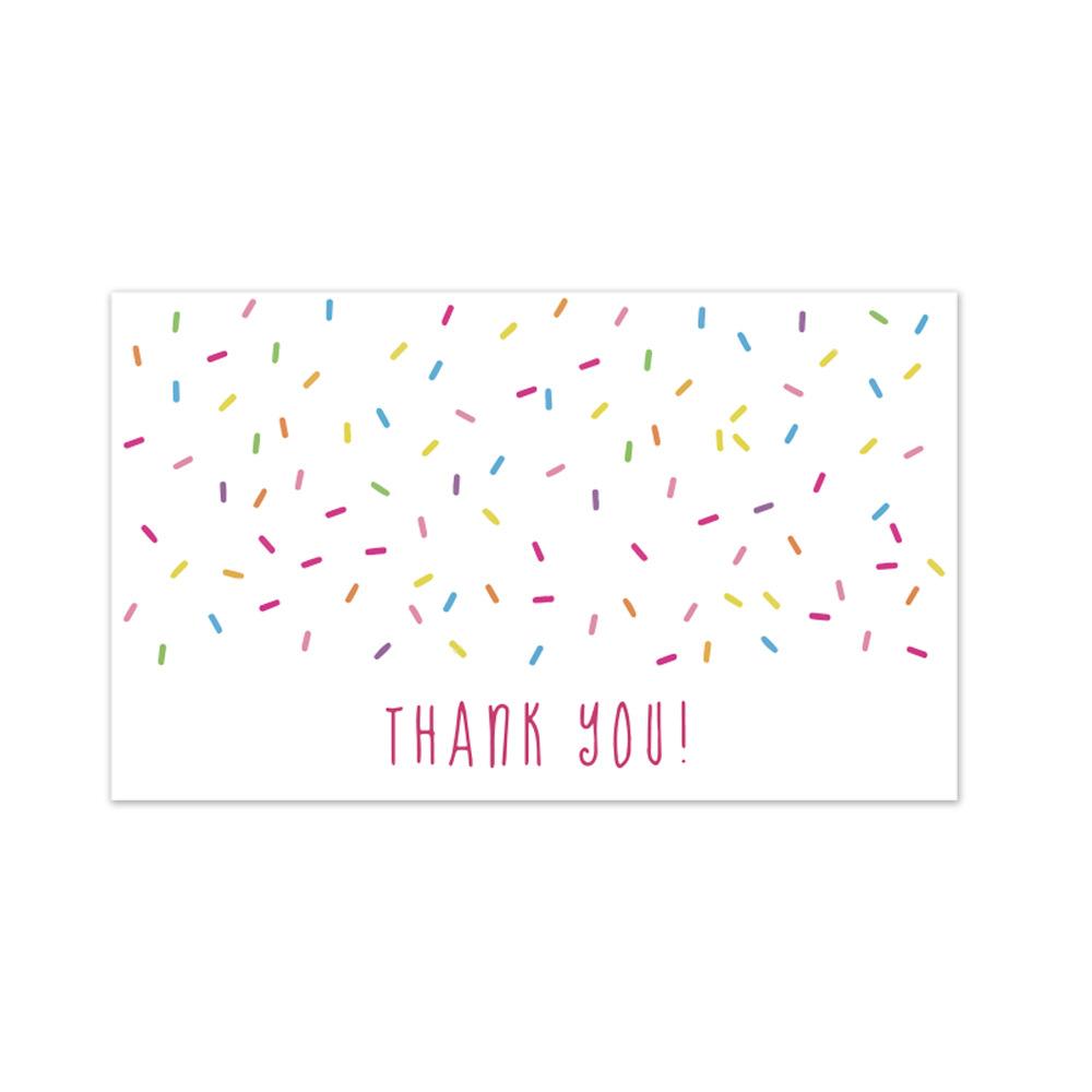 30Pcs/Pack Thank You Card Party Gift Shopping Purchase Thanks Greeting Cards Appreciation Card For Sellers