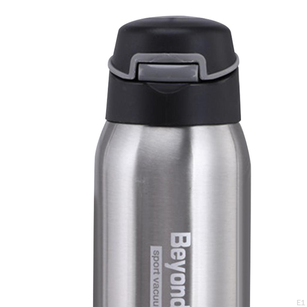 Sportovní láhev na vodu z nerezové oceli pro běžecké lezení Cestovní stříbrná