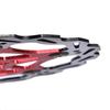 ZTTO 160mm 6 Schrauben Mountainbike Schwimmende Bremsscheibe Pad Radfahren Zubehör (rot)
