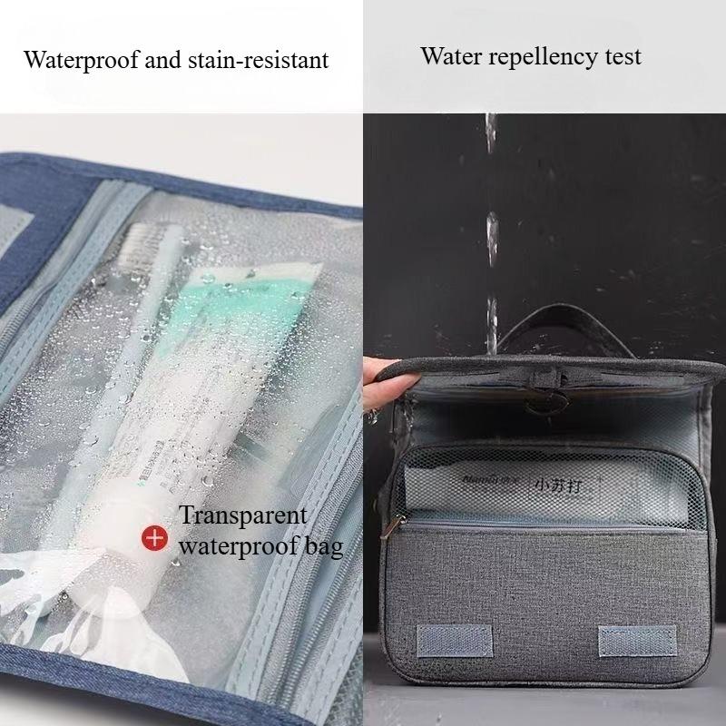 1PC Oxford Fabric Men Business Portable Storage Bag Toiletries Organizer Women Cosmetic Bag Waterproof Hanging Travel Wash Pouch
