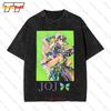 Jolyne Cujoh And Jotaro Kujo JojoS Bizarre Adventure Vintage Oversized TShirt UNOB