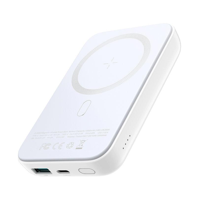 Mini Powerbank 10000mAh Magnetisch met QC PD USB USBC Oplader Wit