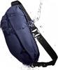 Rainproof and Shoulder Bag with Large and Waterproof Zipper for International Travel and Commuting Wide X 12cm Deep X 17cm Pickpocket-proof Men's