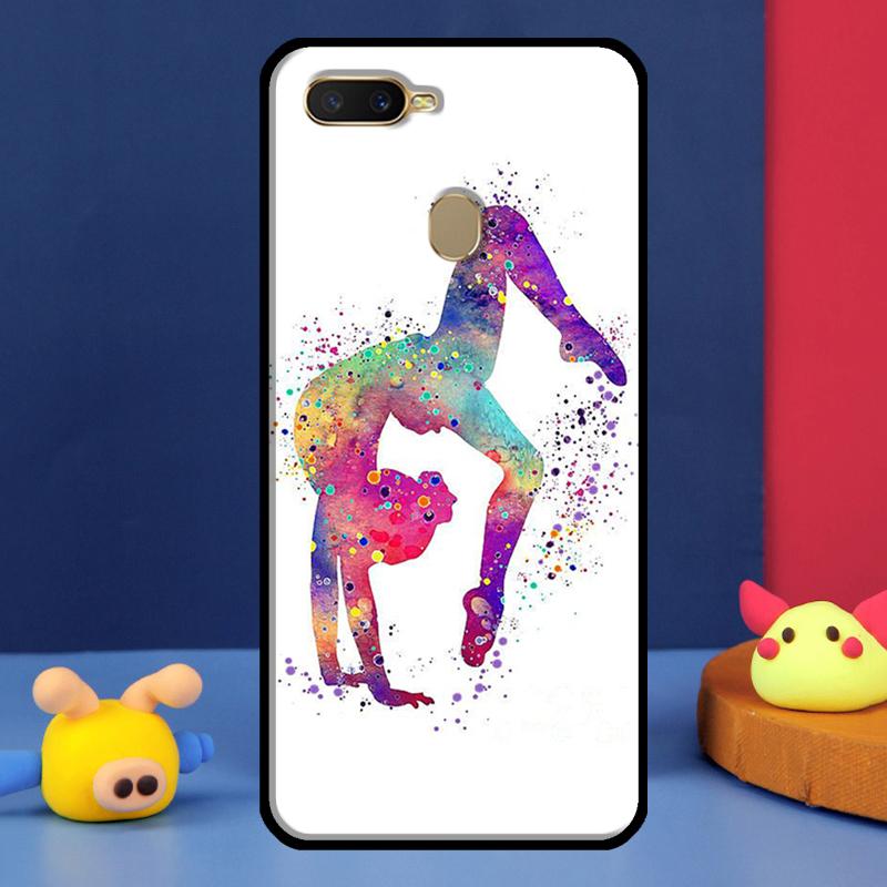 Love Gymnastics Case For Oppo A91 A5 A9 A16 A76 A96 A58 A78 A98 A52 A72 A74 A94 A54 S A57 A77 A15 A17 Cover
