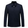 Men's Double-Sided Wool Jacket with Winter Down Liner for Middle-Aged Dads