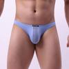 Herren Niedrig sitzende Baumwoll-Slips Dünn Weich Einfarbig Unterwäsche Komfort Atmungsaktiv Hauteng anliegende Slips