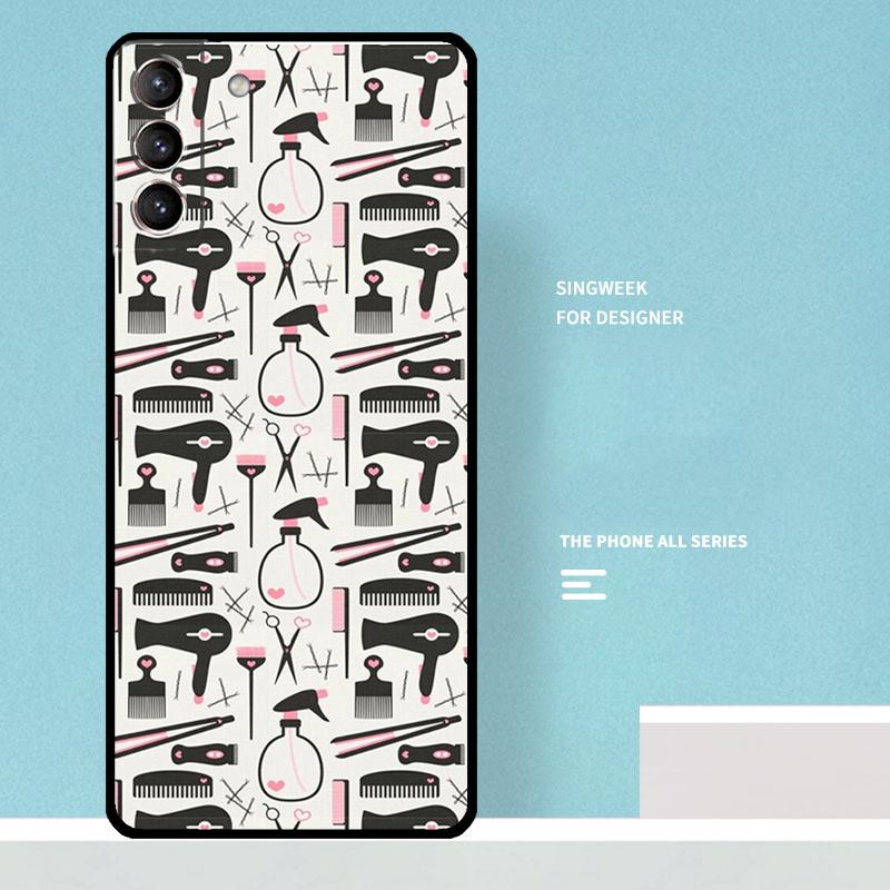 Hair Stylist Hairdresser Case For Samsung Galaxy S25 Ultra S21 S22 S23 S24 Ultra S9 S10 S20 Plus S25 FE Phone Cover