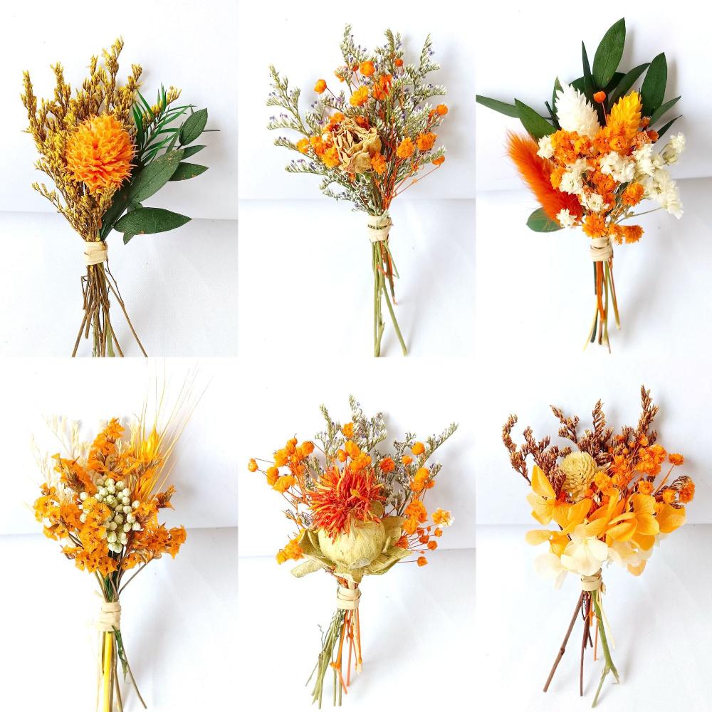 Dried Flower Bouquet High-Quality Fingertip Bouquet Greeting Card Decoration Versatile Diy Flower Kit For Diy Projects Event