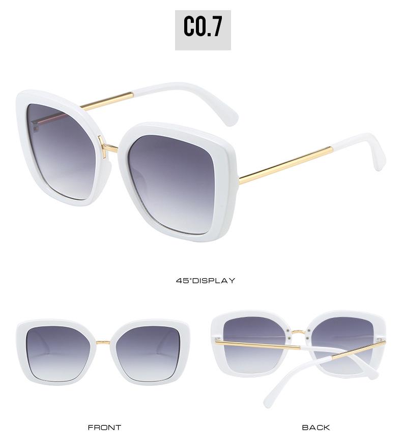 2022 Winter Square Frame Sunglasses: Trendy European & American Street Style Glasses for Women