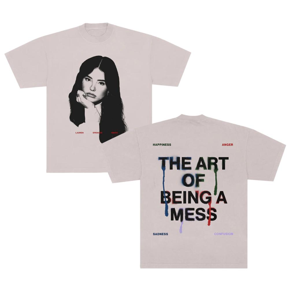 

NewLAUREN SPENCER SMITH 034The Art of Being a Mess Photo034 Merch Tshirt All Size Unisex T-Shirt S