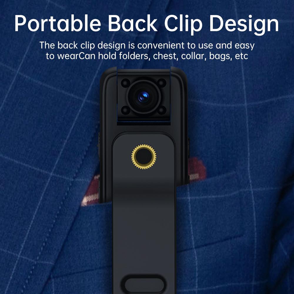 HD WiFi Camera, Night Vision Bodycam, Outdoor Sports Camera, Webcam, Rotatable Bicycle Video Recorder