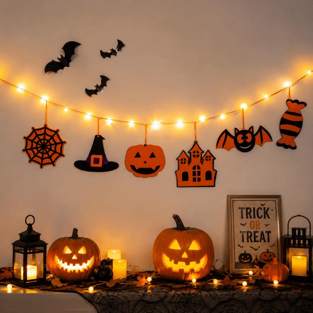 Creative Halloween Hanging Banner DIY Halloween Decorations Party Decoration Supplies