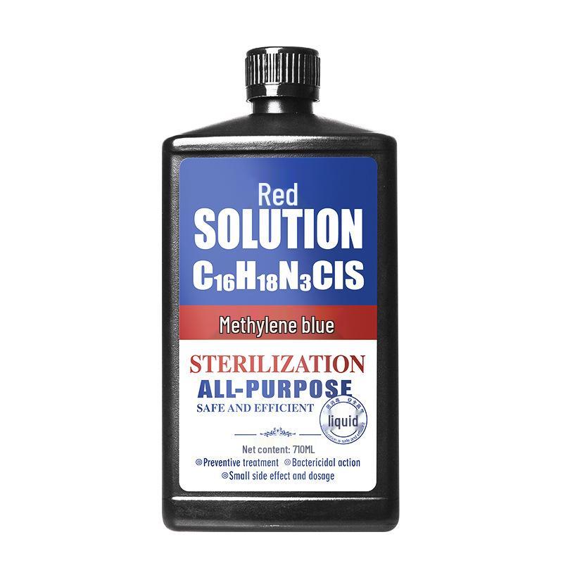 Methylene Blue Solution for Aquaculture: Large Barrel for Fish Tank Disinfection and Water Purification