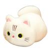 25/35cm Squishy & Long Plush Cat Plush Lying Pillow Stuffed Orange White Black Grey Eyes Closed Eyes Kawaii Companion Gift