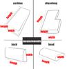 Thick Plush String Jacquard Stretch Covers Used For Sofa Seat Cushion Cushion Slipcover Used For L Shape Chaselong Cushion Soft Keep Warm
