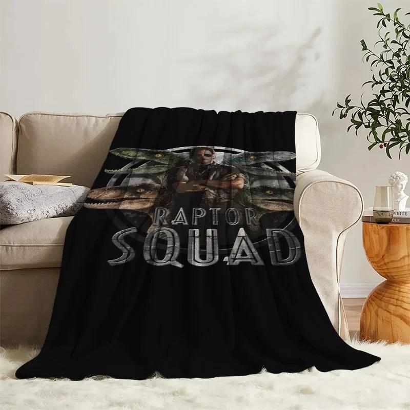 Fluffy Blanket  J-Jurassic Park Bed Sofa Camp Nap Bedroom Decor Bedspread Soft Fleece Home Textile Birthday Wedding Gift Blanket