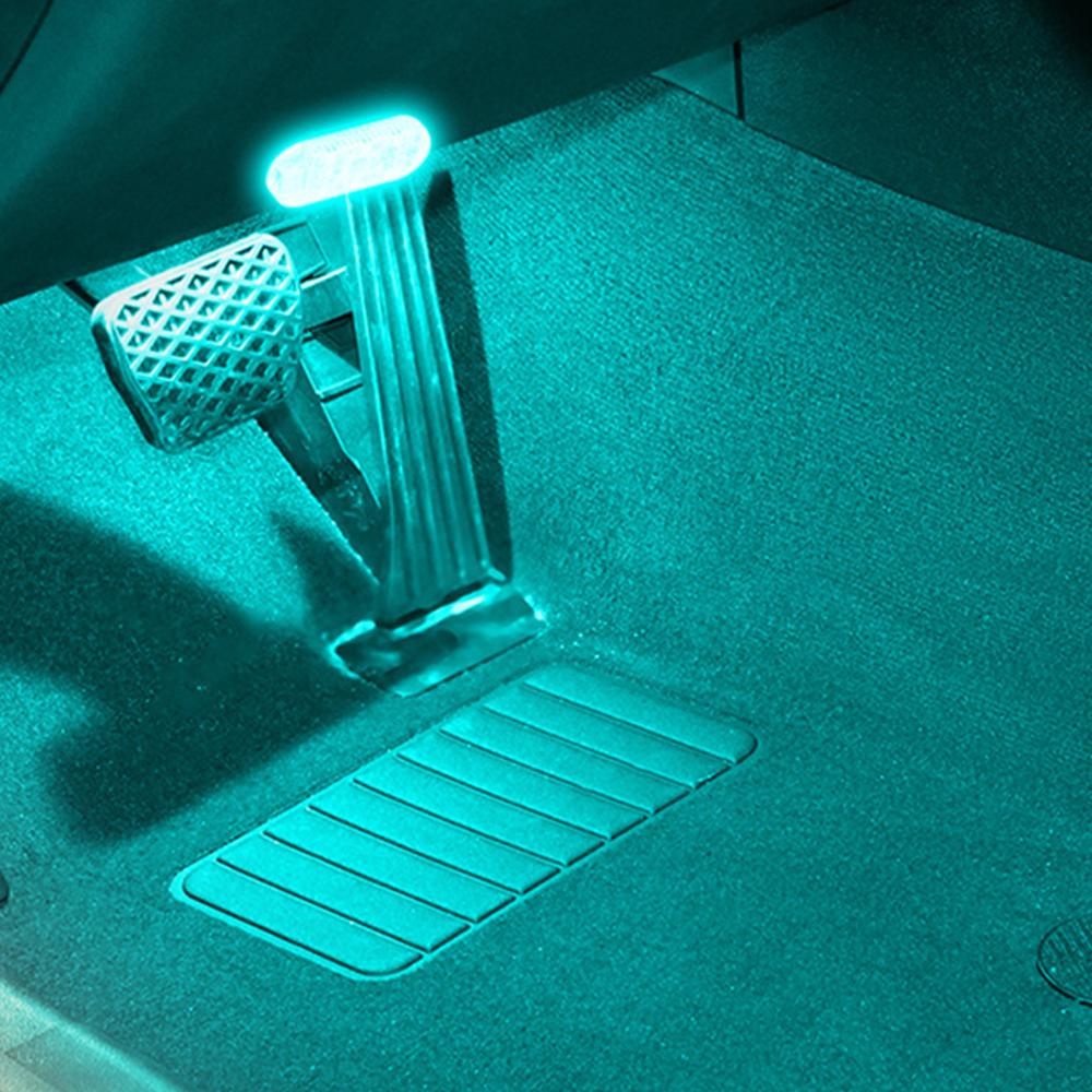 LED Car Mini Touch Light USB Charging Portable Auto Roof Ceiling Reading Night  Lamp Wireless Car Decoration Ambinet Light