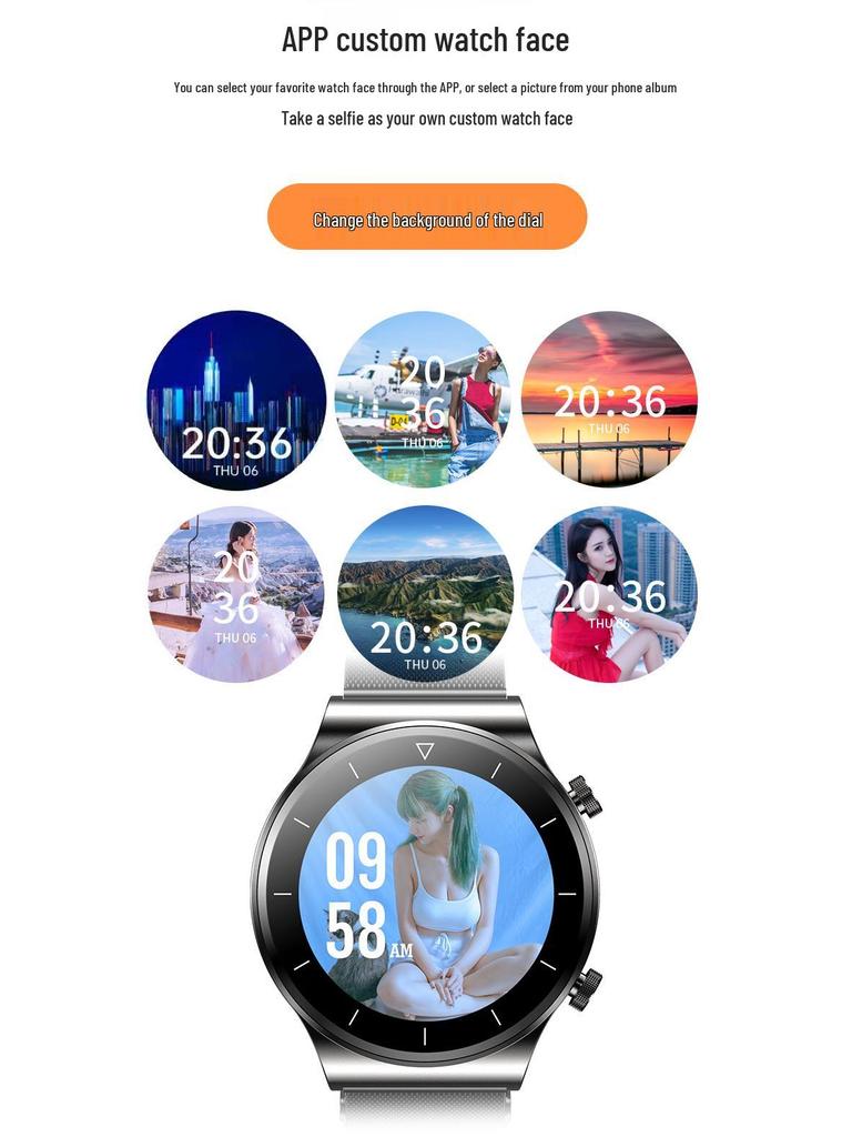 2025 GT4 Smartwatch: Bluetooth Calling & Music, Heart Rate & Blood Pressure Monitoring, Multifunctional Sports Pedometer